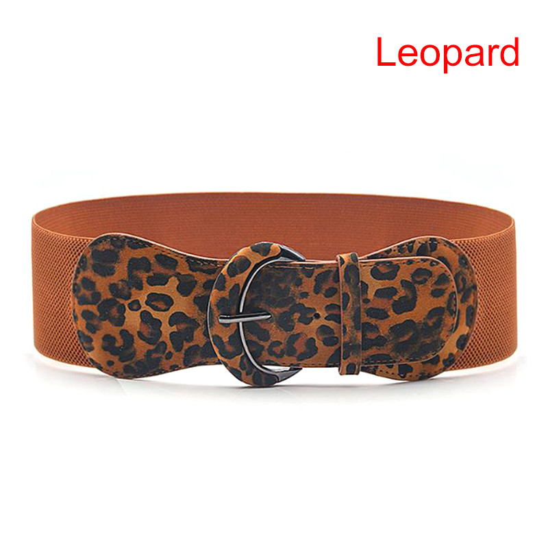 1 buc. Curea lată elastică pentru femei, accesorii pentru centuri pentru rochie, corset elastic elastic, cu cataramă metalică în talie