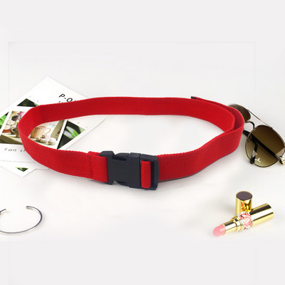 Divatos fekete vászon öv nőknek Alkalmi női derék övek műanyag csattal Harajuku egyszínű hosszú övek Ceinture Femme