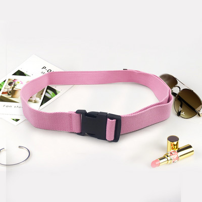 Divatos fekete vászon öv nőknek Alkalmi női derék övek műanyag csattal Harajuku egyszínű hosszú övek Ceinture Femme