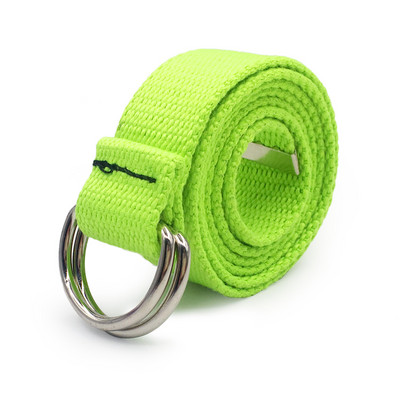 Divatos fekete vászon öv nőknek Alkalmi női derék övek műanyag csattal Harajuku egyszínű hosszú övek Ceinture Femme