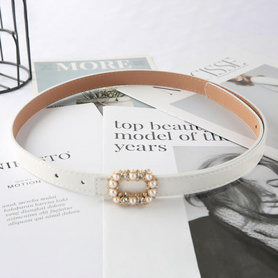 Vintage Pearl strasszos csatos deréköv, női, derékszíj, vékony Jean nadrág ruha öv öv