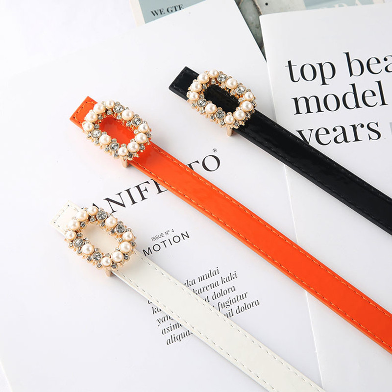 Vintage Pearl strasszos csatos deréköv, női, derékszíj, vékony  Jean nadrág ruha öv öv