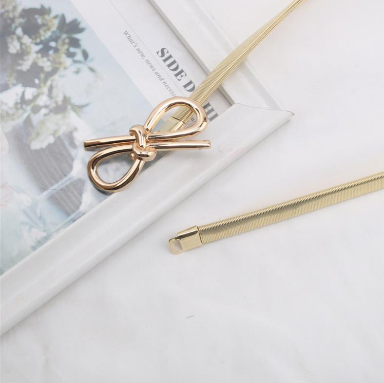 Parduodu kaip karštus pyragus Metaliniai lapeliai Elastingi diržai moterims Sidabrinė juosmens grandinėlė suknelė Dekoruota moteriški diržai Įvairių stilių