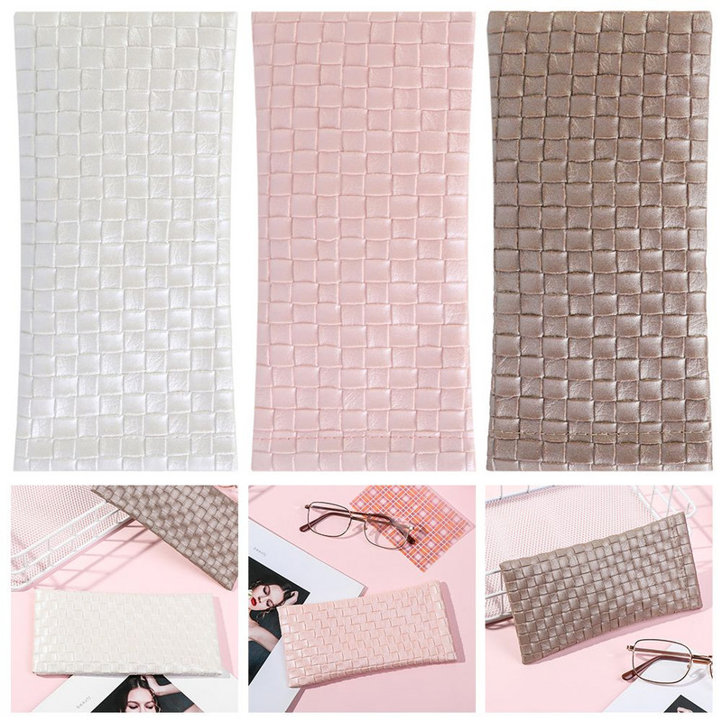 Unisex modna PU kožna torba za naočale Torbica za sunčane naočale Torbica za naočale za čitanje Prijenosna torba za pohranu Zaštita za naočale