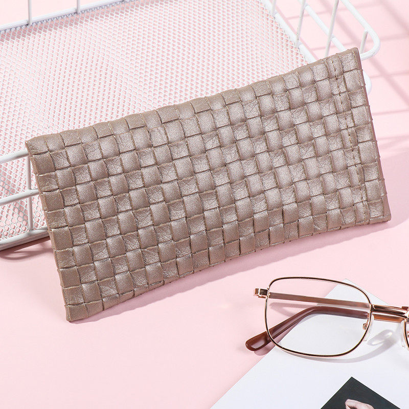 Unisex modna PU kožna torba za naočale Torbica za sunčane naočale Torbica za naočale za čitanje Prijenosna torba za pohranu Zaštita za naočale