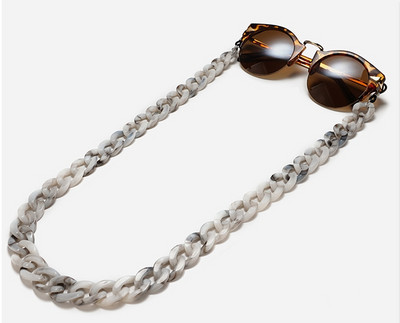 Flatfoosie New Leopard akrilni lanac za sunčane naočale Ženske naočale za čitanje Viseći lanac oko vrata Largand naočale Lanac Remen za naočale