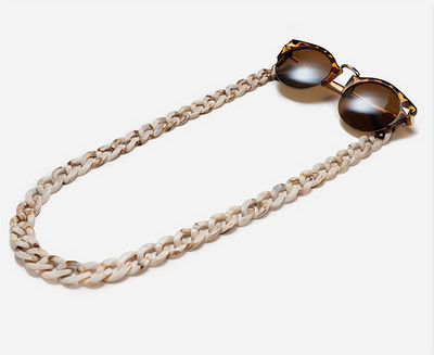 Flatfoosie New Leopard akrilni lanac za sunčane naočale Ženske naočale za čitanje Viseći lanac oko vrata Largand naočale Lanac Remen za naočale