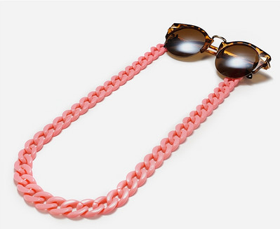 Flatfoosie New Leopard akrilni lanac za sunčane naočale Ženske naočale za čitanje Viseći lanac oko vrata Largand naočale Lanac Remen za naočale