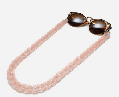 Flatfoosie New Leopard akrilni lanac za sunčane naočale Ženske naočale za čitanje Viseći lanac oko vrata Largand naočale Lanac Remen za naočale