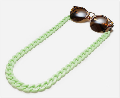 Flatfoosie New Leopard akrilni lanac za sunčane naočale Ženske naočale za čitanje Viseći lanac oko vrata Largand naočale Lanac Remen za naočale