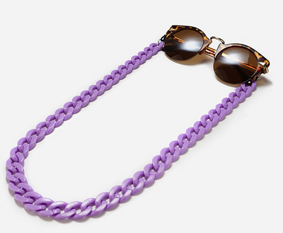 Flatfoosie New Leopard akrilni lanac za sunčane naočale Ženske naočale za čitanje Viseći lanac oko vrata Largand naočale Lanac Remen za naočale