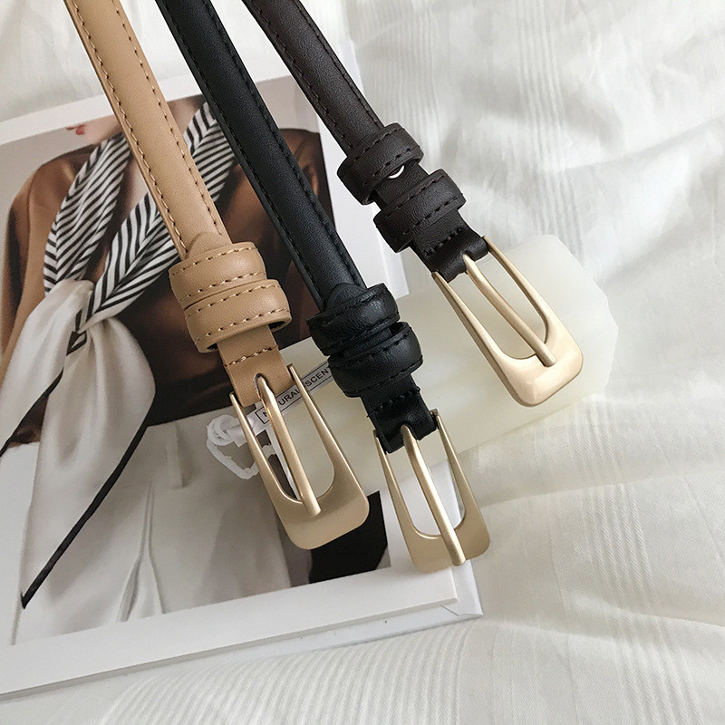 Mood naiste nahast rihmad Reguleeritavad vintage vabaaja nööpnõelaga rihmad Naiste Luksuslik Disainer Kvaliteetne Kleit Teksad Vöökoht