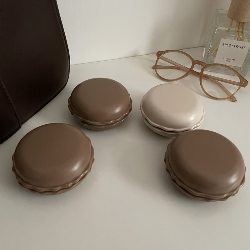 Tej tea meleg színű kontaktlencse doboz dupla partner doboz kontaktlencse tok egyszínű Egyszerű színű kontaktlencse tároló doboz