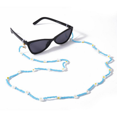 2021. novo korejsko cvijeće, tratinčice, ogrlica, perle, lanac, naočale, držač za masku, uže za žene, moda za djevojčice