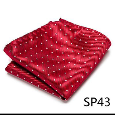 2023 Új Stílusú Kiváló Minőség Akciós Selyem zsebkendő Virágos férfi piros öltöny Kiegészítők Szent Valentin-nap