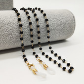 2022 șic mască lanț ochelari lanț cristal perla mască simplă anti-alunecare șnur din metal ochelari accesorii bijuterii