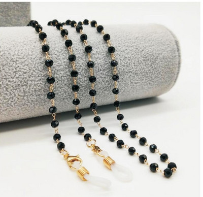 2022 șic mască lanț ochelari lanț cristal perla mască simplă anti-alunecare șnur din metal ochelari accesorii bijuterii