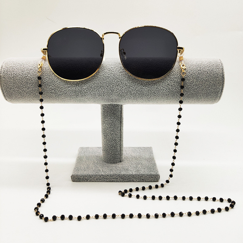 2022 șic mască lanț ochelari lanț cristal perla mască simplă anti-alunecare șnur din metal ochelari accesorii bijuterii