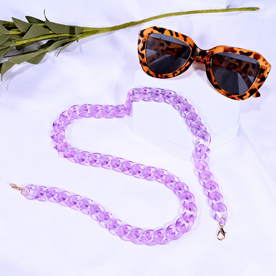 Prozirne akrilne boje Multi sunčane naočale Lanac za naočale Za Ženski remen Visi Držač za naočale Uzice Luksuzna moda