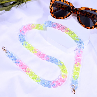 Prozirne akrilne boje Multi sunčane naočale Lanac za naočale Za Ženski remen Visi Držač za naočale Uzice Luksuzna moda
