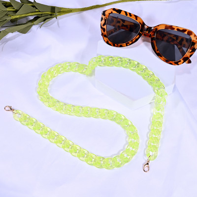 Prozirne akrilne boje Multi sunčane naočale Lanac za naočale Za Ženski remen Visi Držač za naočale Uzice Luksuzna moda