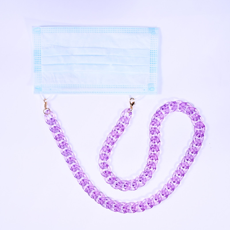 Prozirne akrilne boje Multi sunčane naočale Lanac za naočale Za Ženski remen Visi Držač za naočale Uzice Luksuzna moda