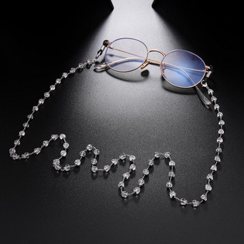 Skyrim Дамски вериги за очила с кристални мъниста Златен цвят Метални ремъци за очила Каишка Въже Очила Шнур Вериги за слънчеви очила