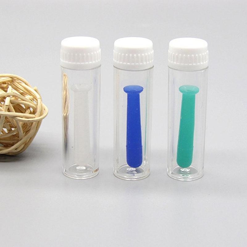 1db Handy szilikon kontaktlencsék kis tapadókorongok Stick Hordozható Rgp kontaktlencse behelyező eltávolító csúszásgátló szemápoláshoz