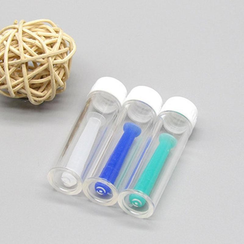 1db Handy szilikon kontaktlencsék kis tapadókorongok Stick Hordozható Rgp kontaktlencse behelyező eltávolító csúszásgátló szemápoláshoz