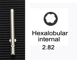 1db csavarhúzó pengefejű kéziszerszám tartozék fül vagy vágó hatszögletű hatszögletű rés, egyenes típus