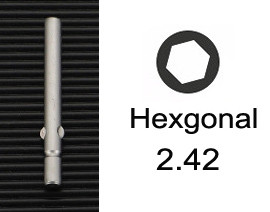 1db csavarhúzó pengefejű kéziszerszám tartozék fül vagy vágó hatszögletű hatszögletű rés, egyenes típus