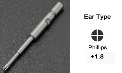 1db csavarhúzó pengefejű kéziszerszám tartozék fül vagy vágó hatszögletű hatszögletű rés, egyenes típus