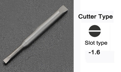 1db csavarhúzó pengefejű kéziszerszám tartozék fül vagy vágó hatszögletű hatszögletű rés, egyenes típus
