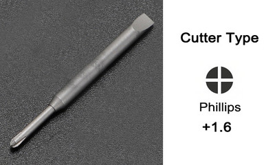 1db csavarhúzó pengefejű kéziszerszám tartozék fül vagy vágó hatszögletű hatszögletű rés, egyenes típus