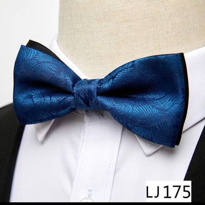 Tvornička rasprodaja 65 boja Svilena leptir kravata Paisley Dodaci za odjeću Bež Muški Dan sjećanja Fit radno mjesto