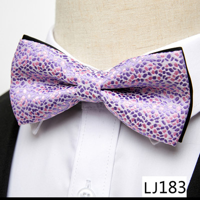 Tvornička rasprodaja 65 boja Svilena leptir kravata Paisley Dodaci za odjeću Bež Muški Dan sjećanja Fit radno mjesto