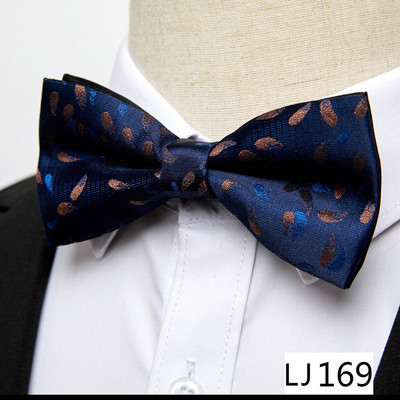 Tvornička rasprodaja 65 boja Svilena leptir kravata Paisley Dodaci za odjeću Bež Muški Dan sjećanja Fit radno mjesto