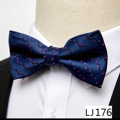 Tvornička rasprodaja 65 boja Svilena leptir kravata Paisley Dodaci za odjeću Bež Muški Dan sjećanja Fit radno mjesto