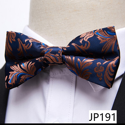 Tvornička rasprodaja 65 boja Svilena leptir kravata Paisley Dodaci za odjeću Bež Muški Dan sjećanja Fit radno mjesto