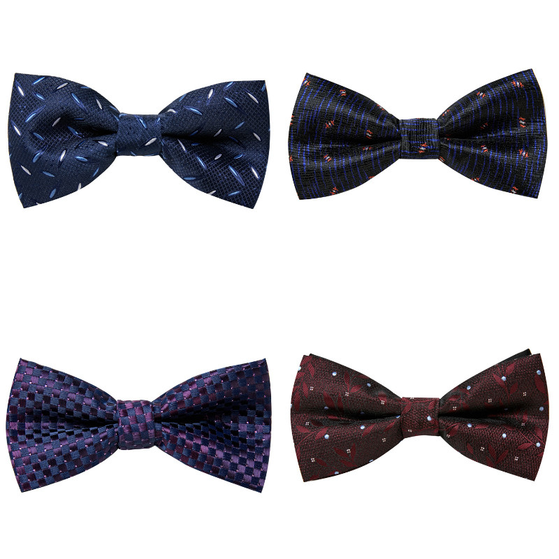 Tvornička rasprodaja 65 boja Svilena leptir kravata Paisley Dodaci za odjeću Bež Muški Dan sjećanja Fit radno mjesto