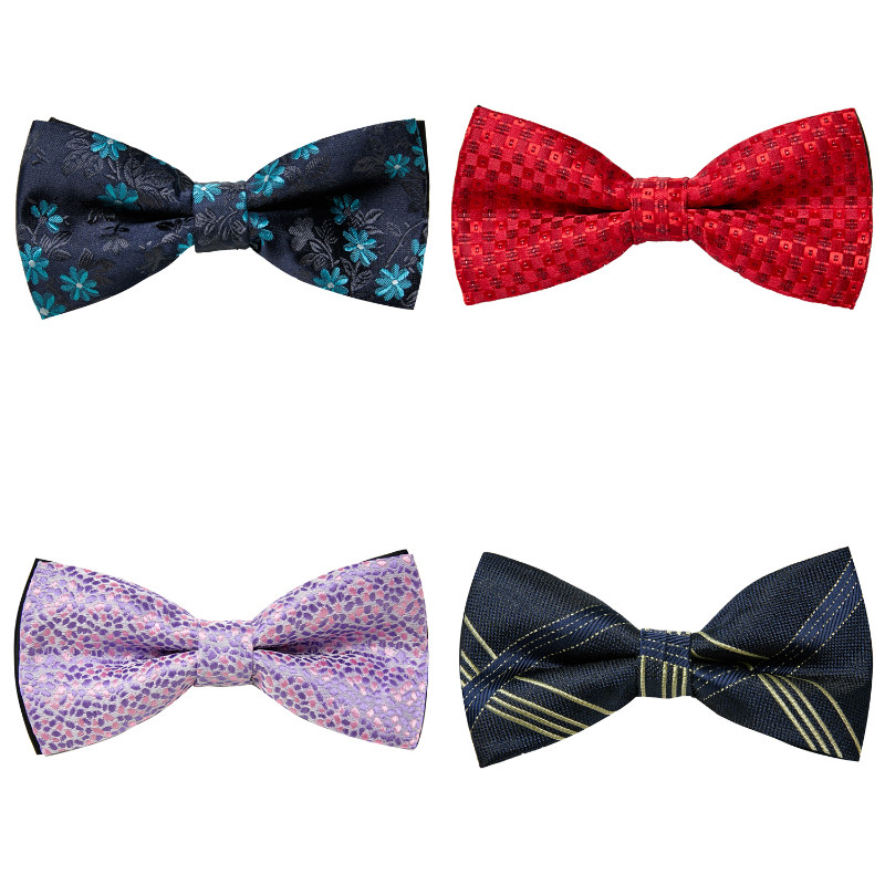 Tvornička rasprodaja 65 boja Svilena leptir kravata Paisley Dodaci za odjeću Bež Muški Dan sjećanja Fit radno mjesto