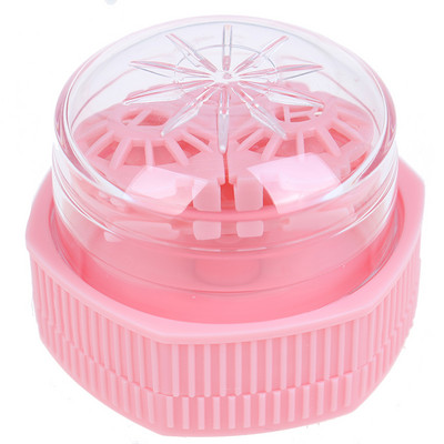 1 db hordozható kontaktlencse tisztító tok doboz, kézi forgó mosógép tisztítás utazási tartozékokhoz