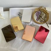 1 vnt. ryškus kontaktinių lęšių dėklas, moteriškas kontaktinių lęšių dėklas Kelioninis moteriškas laikiklis Akių priežiūros indelis su veidrodžiu Didmeninė prekyba