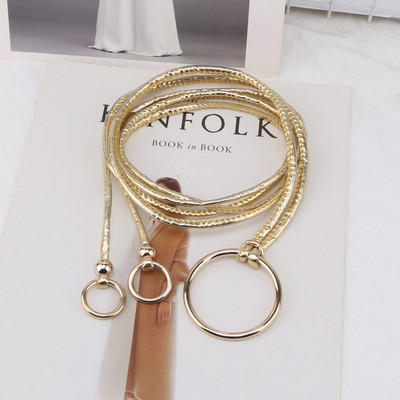 Tanak struk Kožni remen Ženski čisti pojasevi za struk Ženska haljina Wild Small Remen za remen mujer cinto feminino cinturones Hot Sale