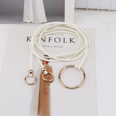 Tanak struk Kožni remen Ženski čisti pojasevi za struk Ženska haljina Wild Small Remen za remen mujer cinto feminino cinturones Hot Sale