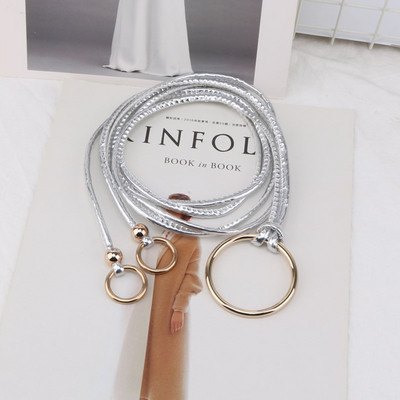 Tanak struk Kožni remen Ženski čisti pojasevi za struk Ženska haljina Wild Small Remen za remen mujer cinto feminino cinturones Hot Sale