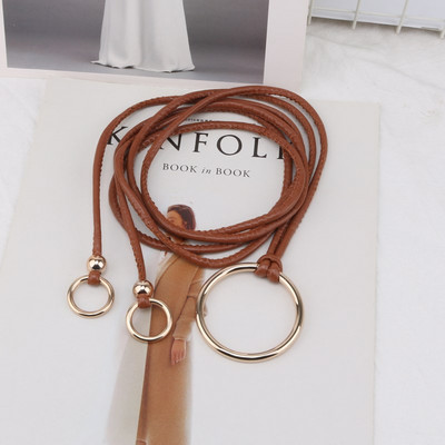 Tanak struk Kožni remen Ženski čisti pojasevi za struk Ženska haljina Wild Small Remen za remen mujer cinto feminino cinturones Hot Sale