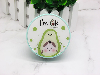 Aranyos hordozható mini kontaktlencse tok utazó hölgy tartó tároló szemkörnyékápoló tartályhoz tükörlencsékkel, avokádó dobozzal