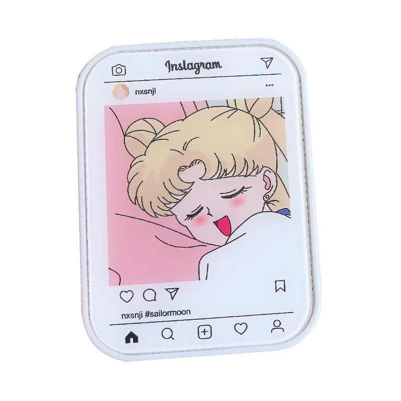 Kutija za kontaktne leće japanske ružičaste serije s zrcalom Spremnik za leće u boji s crtanim filmovima Prijenosni set za putovanja Poklon za pohranu leća