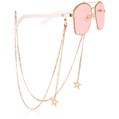 Divat Szemüvegek Lánc Kreatív Gyöngyös Maszk Zsinór Napszemüveg Szíj Tartó Nyakzsinór akasztó a nyakon Szemüveg Kiegészítők Ékszer Ajándék